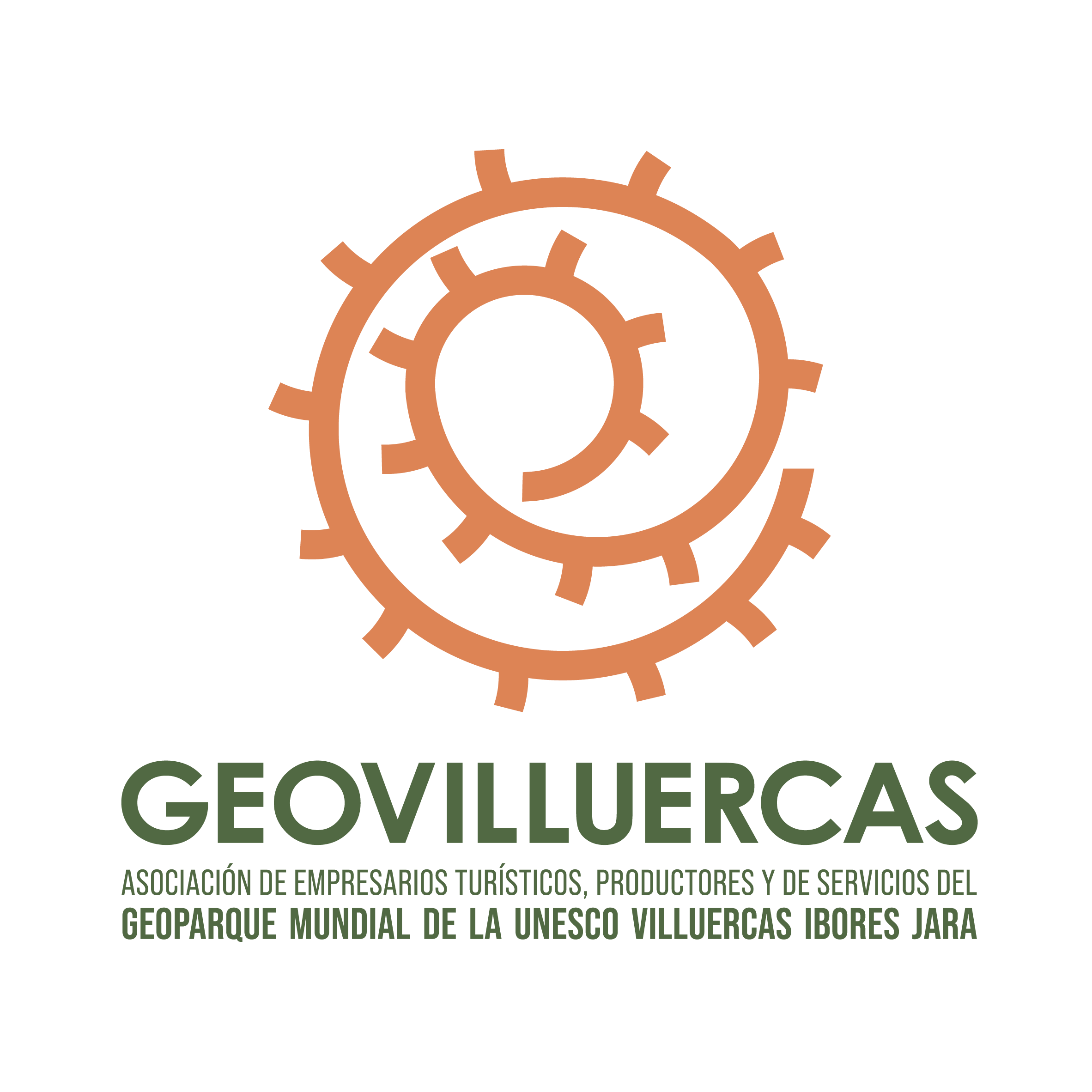 logotipo oficial geoparque las villuercas